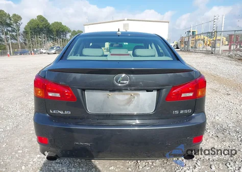 2007 Lexus Is 250 из США, поврежденный, VIN JTHBK262X72037979